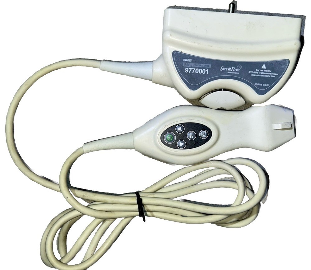 Bard Site~Rite 6 L-VA Linear Vascular Access Ultrasound Probe REF 9770001