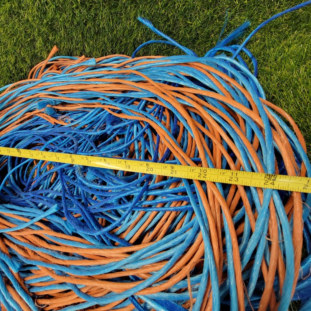 Hay Bailing Twine Multi Colored Aprox 6lbs Arts Ctafts Projects ( Up-cycled)