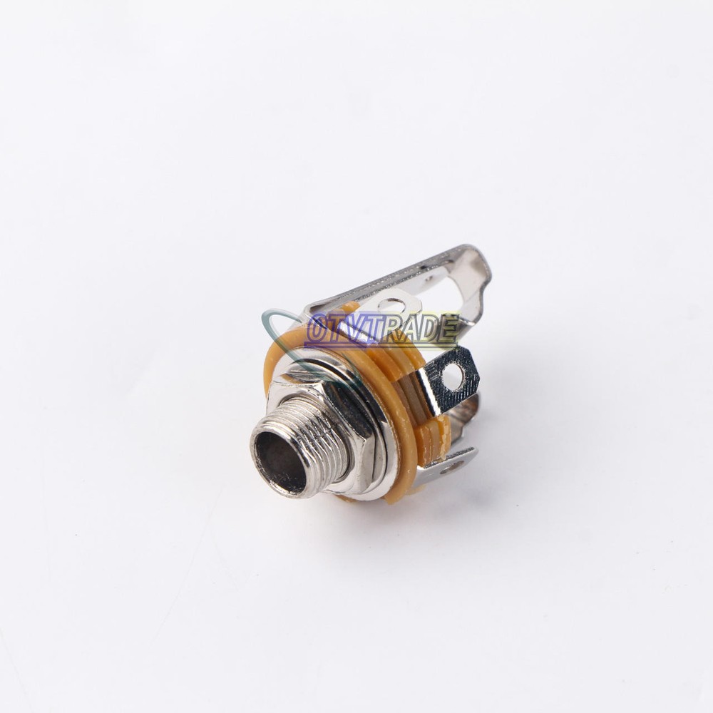 2PCS 6.35mm 1/4" stereo Output TRS PANEL Jacks, Jack new