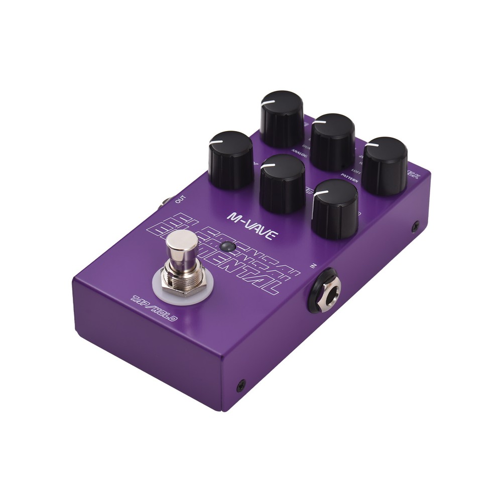 M-VAVE Electric Guitar ELEMENTAL Delay Effect Pedal 9 Delay Effects Type Metal