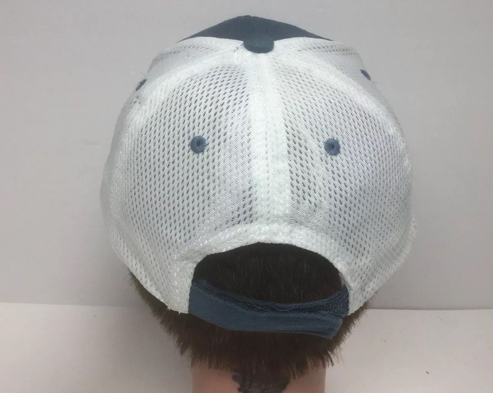 Licensed Ford Logo Hat Blue White Mesh-back strap-back Baseball Trucker Cap