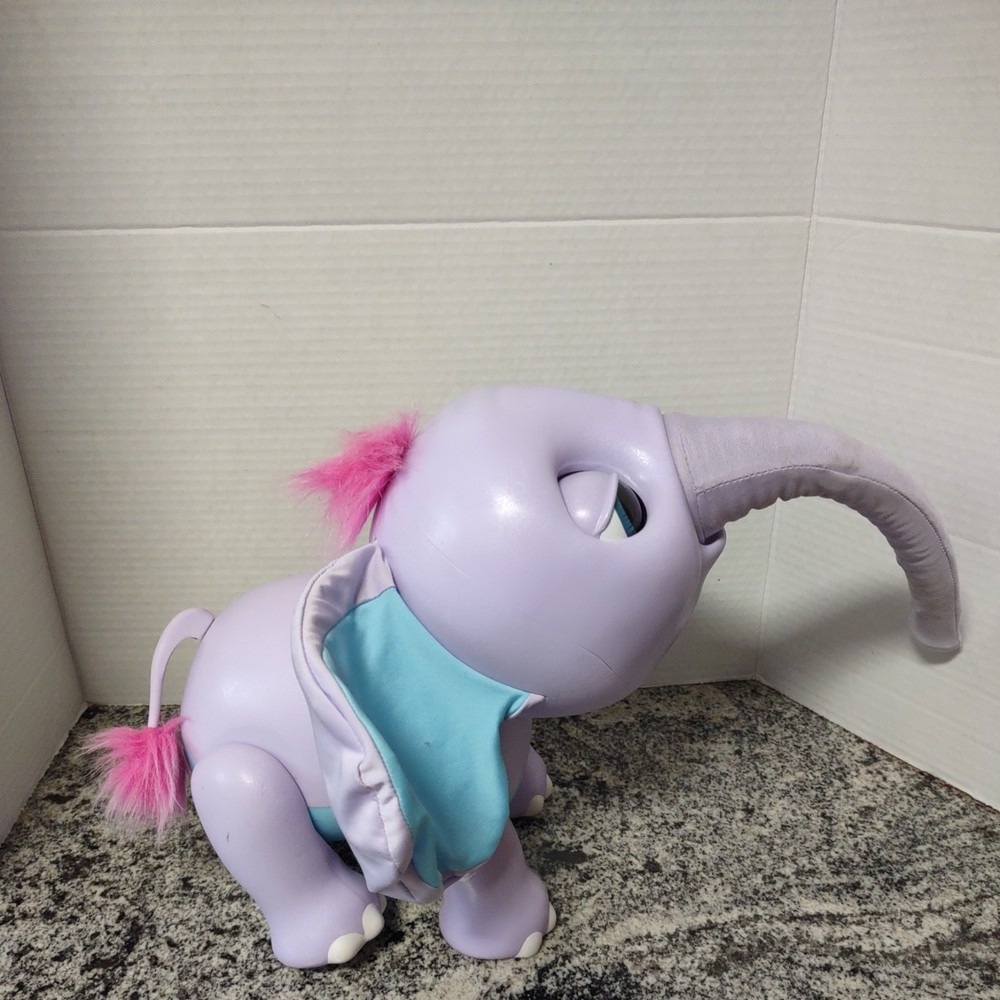 Spin Master Juno My Baby Elephant Sounds Talks burps Interactive Toy Works