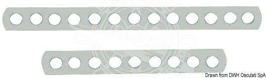 Osculati Heavy SS chain plate 205 mm