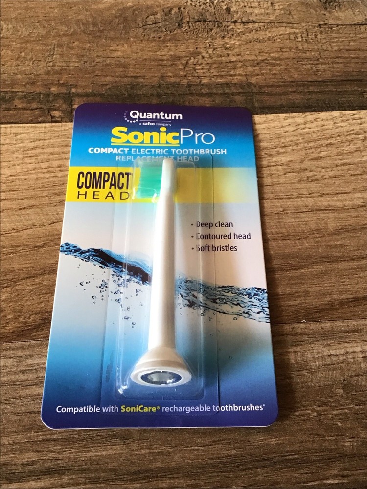 Quantum SonicPro Electric Toothbrush Replacement Head New 1-3CC