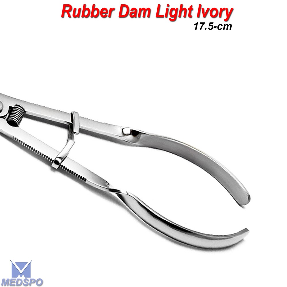 Rubber Dam Ivory Light Weight Forceps Restorative Endo Dentistry Forceps Tools