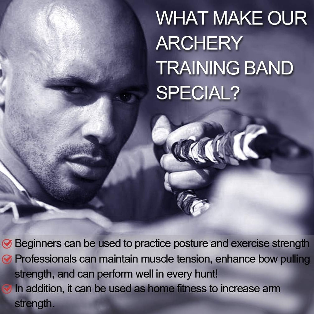 Archery Band Archery Exerciser Bow Trainer Strength Training for Reflex Bow Comp