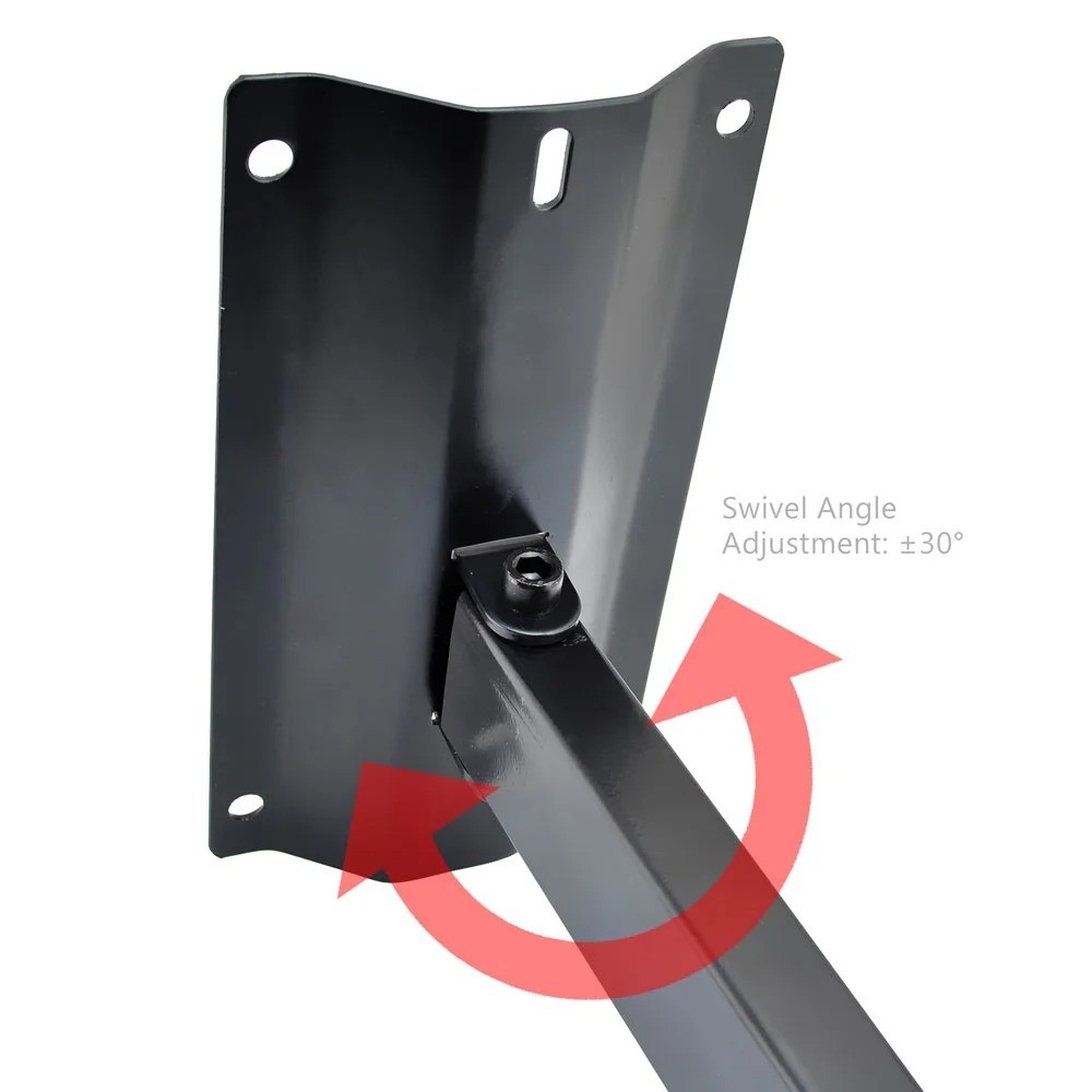 Dual Universal Adjustable Wall Mount Speaker Bracket Stands with Angle