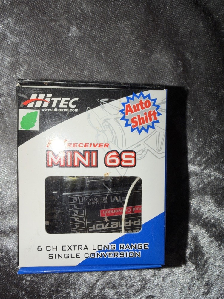 Hitec Mini 6S - 6 Ch. FM Single Conversion Receiver with Auto Shift 28872 (B2)