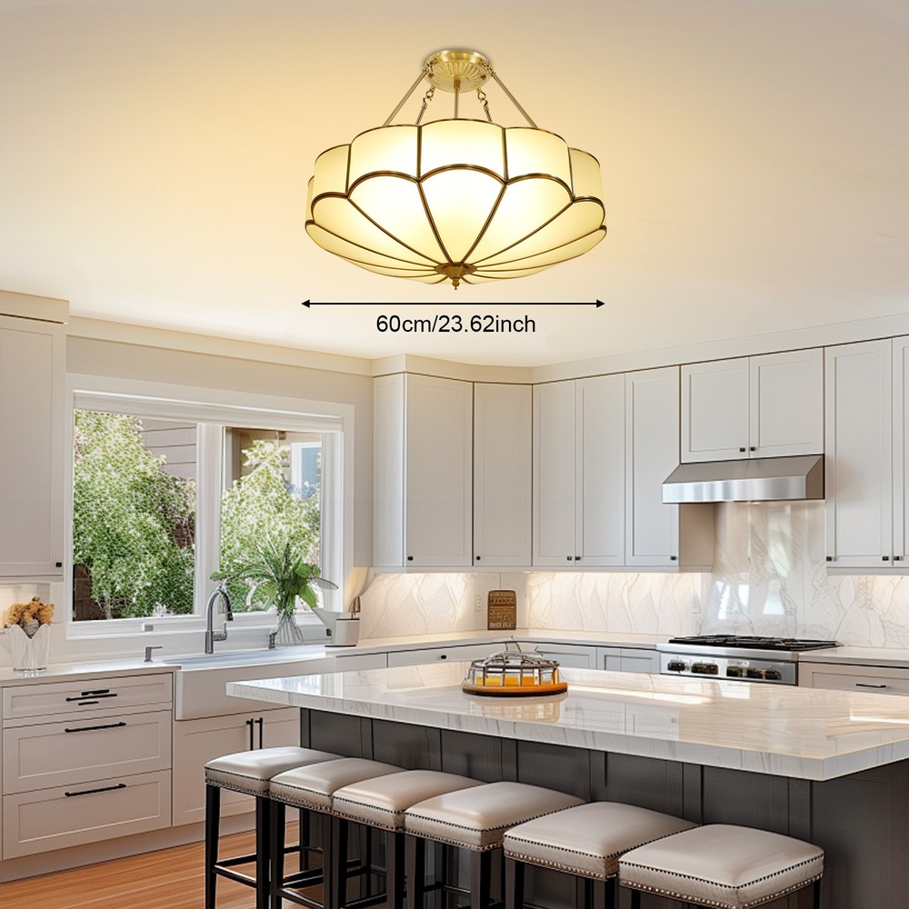 Ceiling Light Gold Ceiling Light Fixture Ceiling Lamp for Bedroom Kitchen