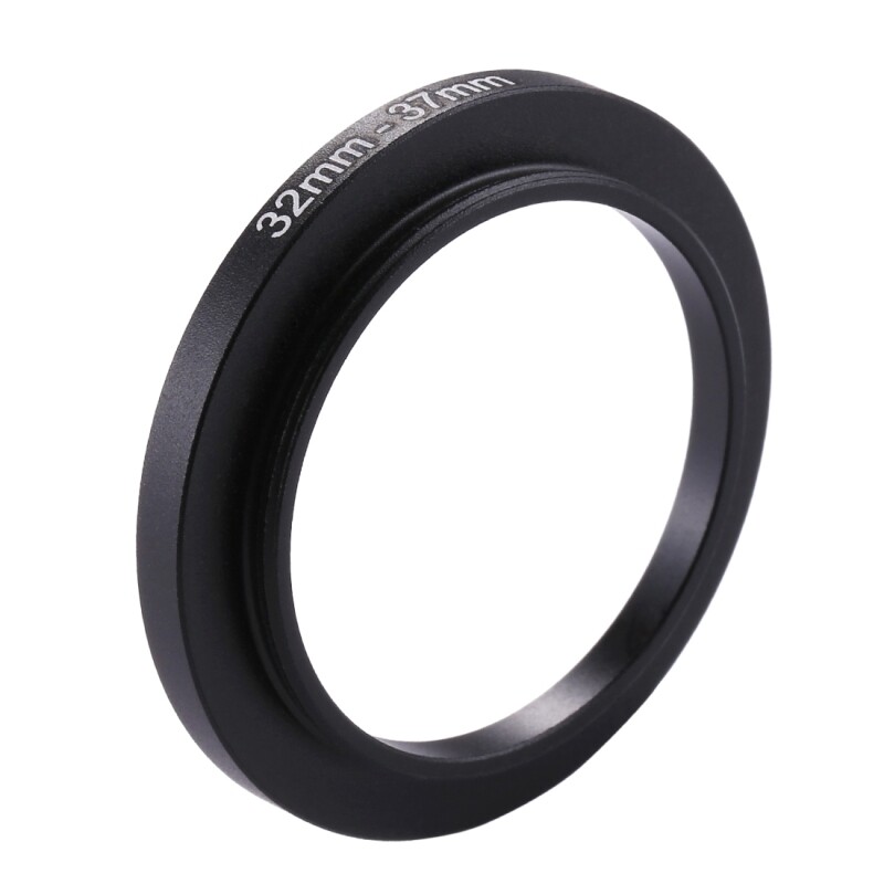 2PCS 32mm to 37mm Step Up Filter Ring Adapter for Camera Lens Filter Hood Holder