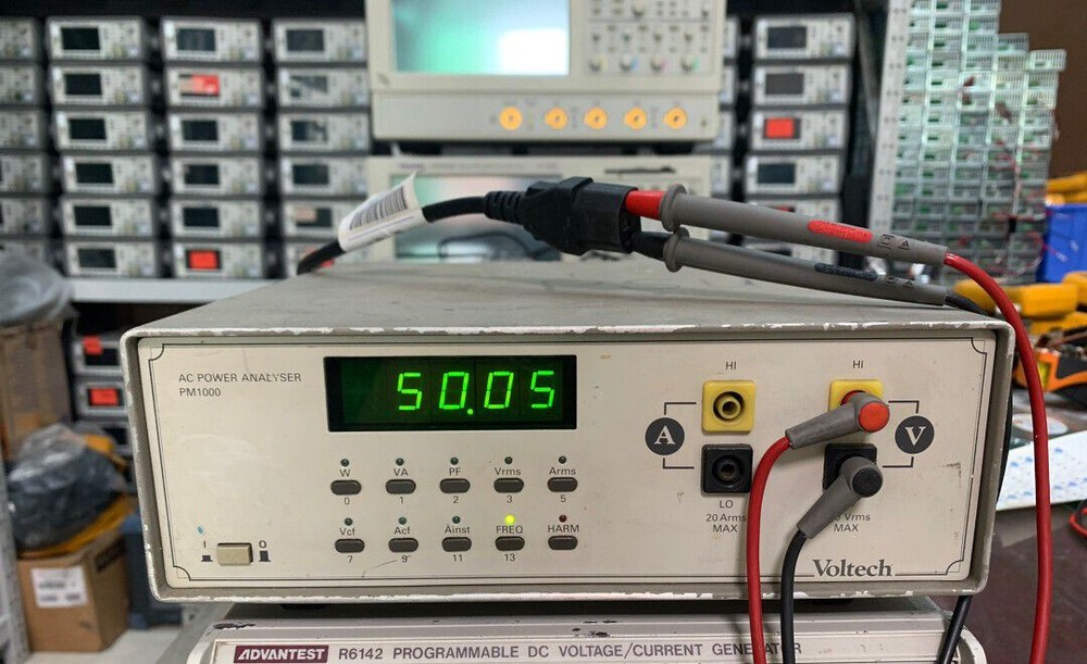 Voltech PM1000 AC Power Analyzer Meter Wattmeter Ammeter Power Factor