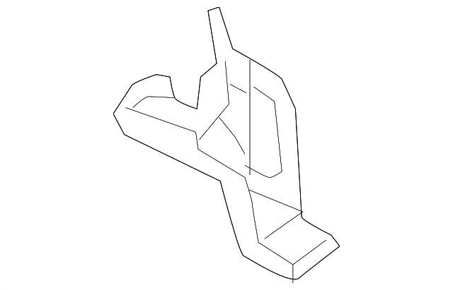 Genuine GM Driver Side Front Compartment Front Side Rail Reinforcement 84324714