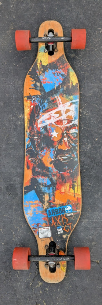 Arbor longboard artist Dave Kinsey
