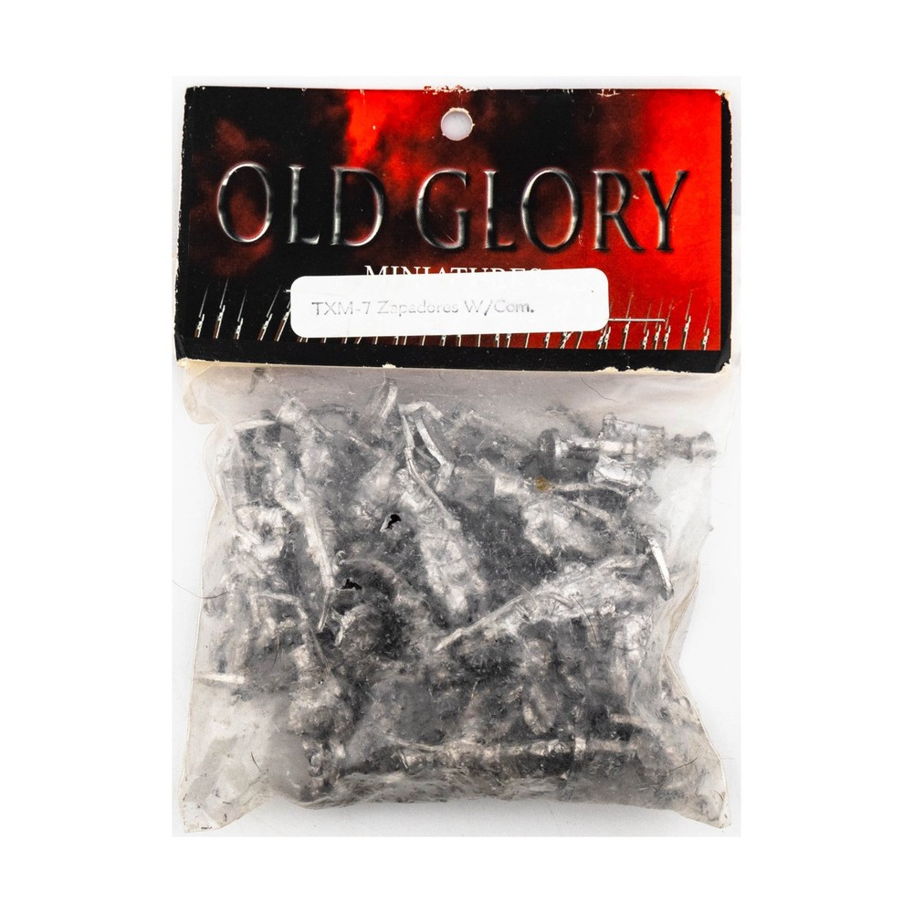 Old Glory Texas War 25mm Zapadores w/Command Pack New