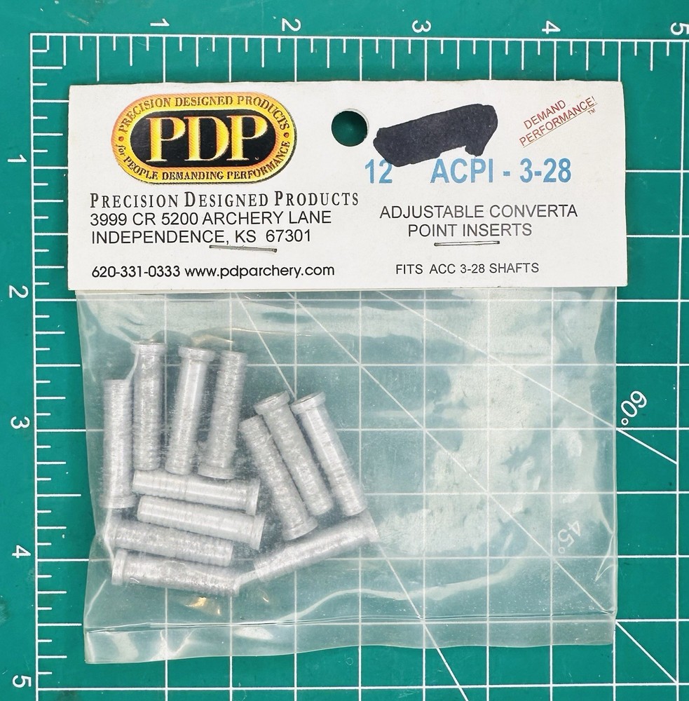 PDP Precision Designed Products 12 ACPI- 3-28 Adjust. Converta Point Inserts