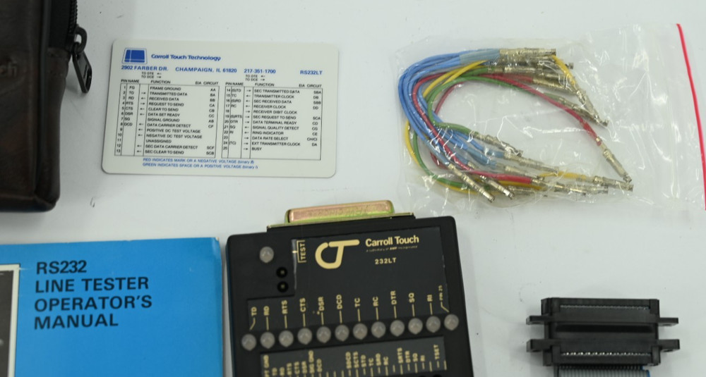 Carroll Touch Technology Multi-Link Adapter RS-232 Breakout Box Tester 232LT