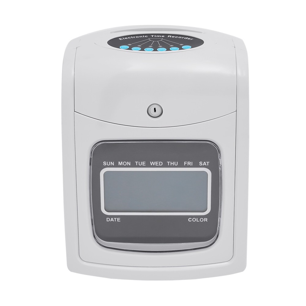 Pyramid Time System Model With 50 Cards, Starter Time Clock Bundle, Lcd Display