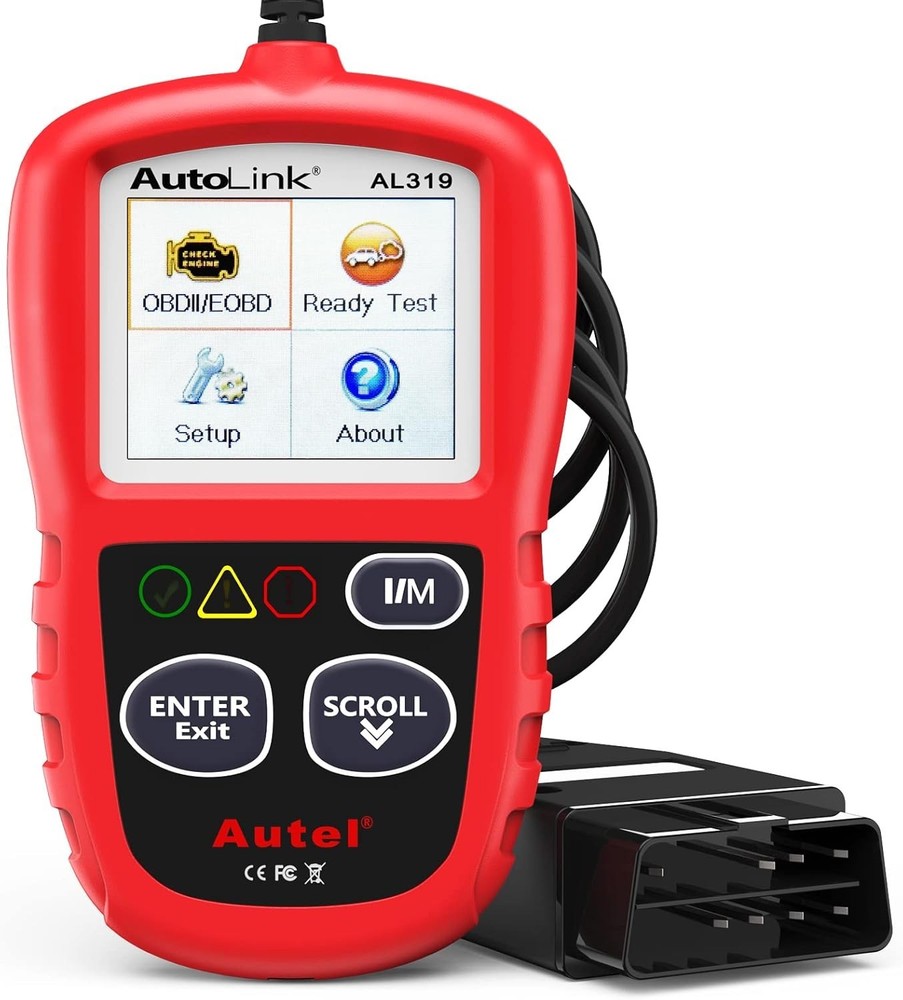 2026 Upgraded AL319 Code Reader – Quick DTC Clearing & One-Click I/M Readiness