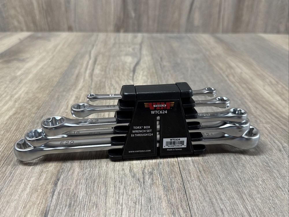 5 Piece E Torx Set E6 Through E24 - WTC624