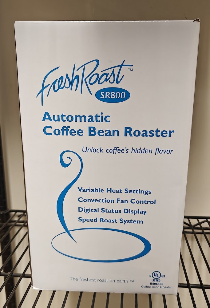 Fresh Roast SR800 Automatic Coffee Bean Roaster - Digital Status Display