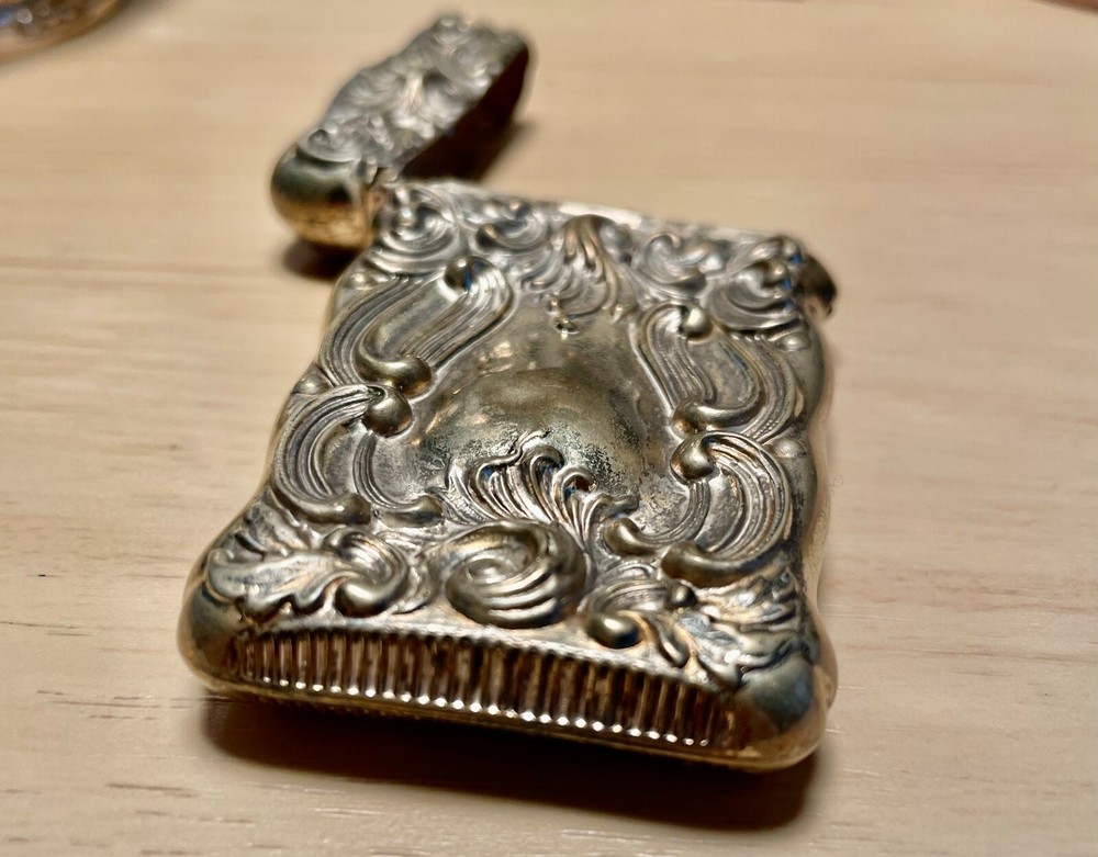 Antique Victorian Silveroin Match Safe