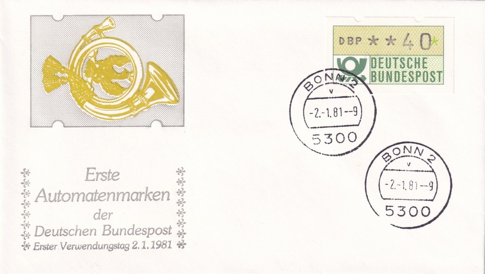 ⭐ 1981 Bonn Germany - First Day cover FDC - Ersttagsbrief ⭐ E466