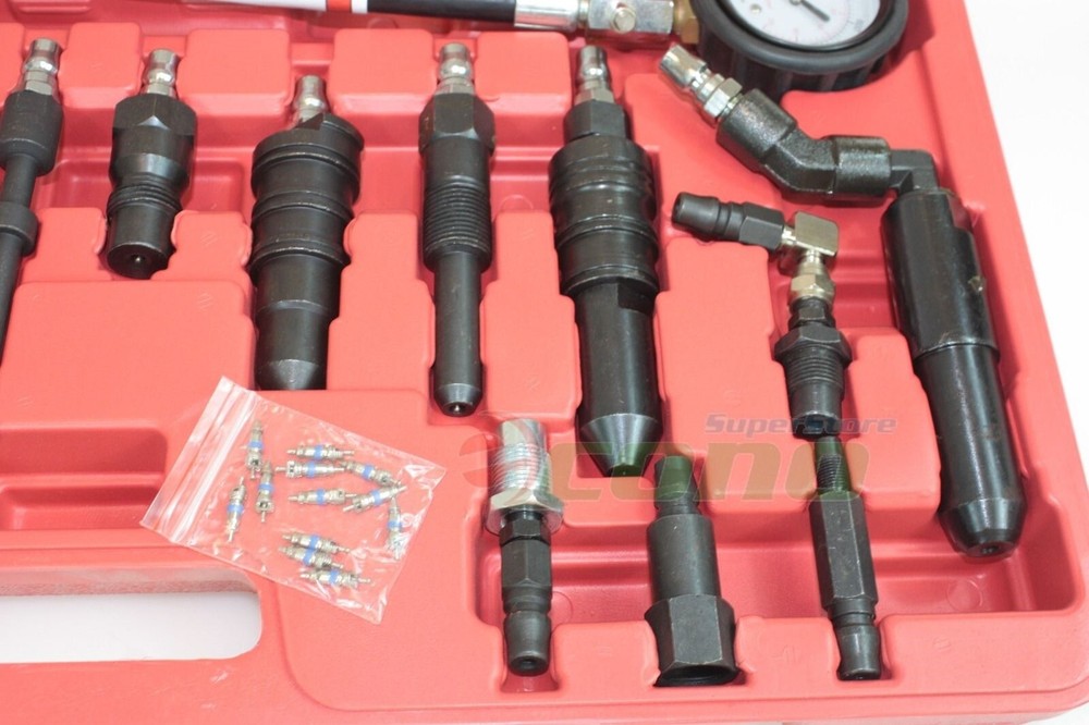Diesel Compression Tester 4 Auto Cars Truck Tractor Engine Diagnosis Testing
