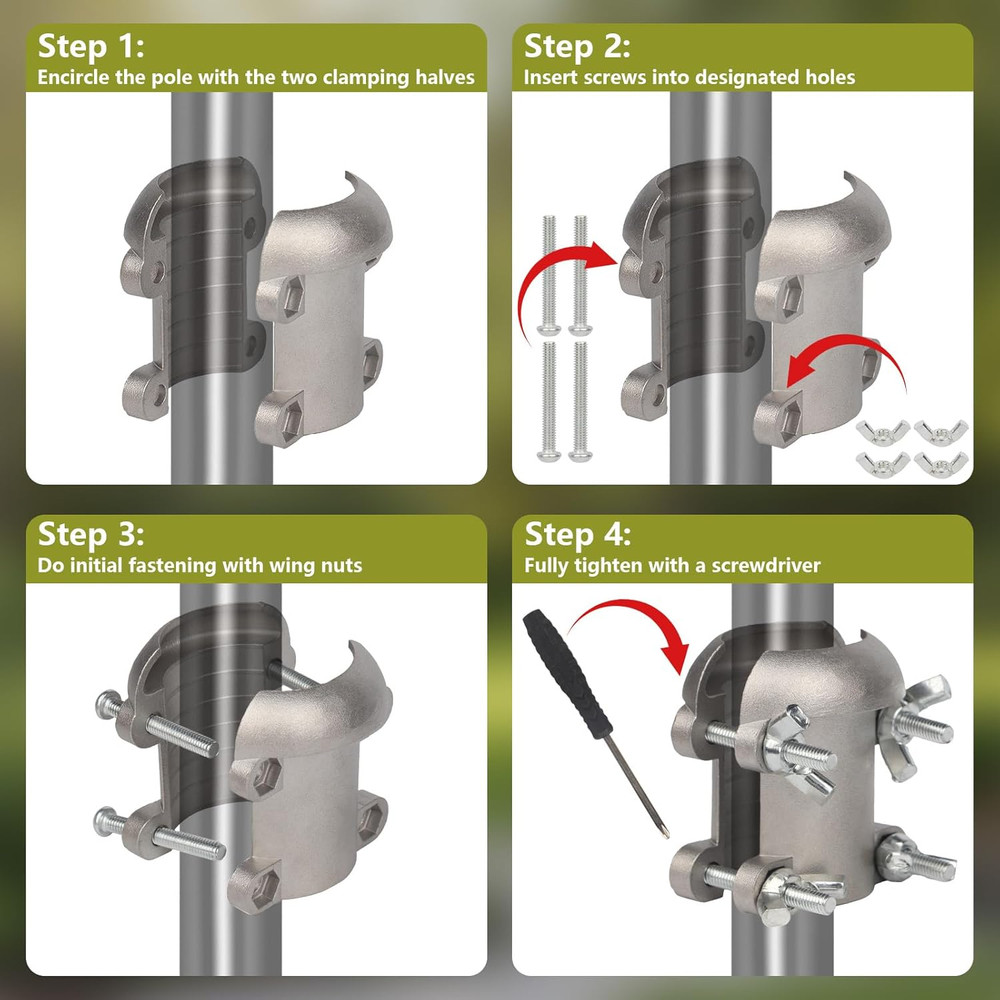 Stainless Steel Squirrel Baffle Buckle - Rustproof & Chew-Proof Squirrel Baffle