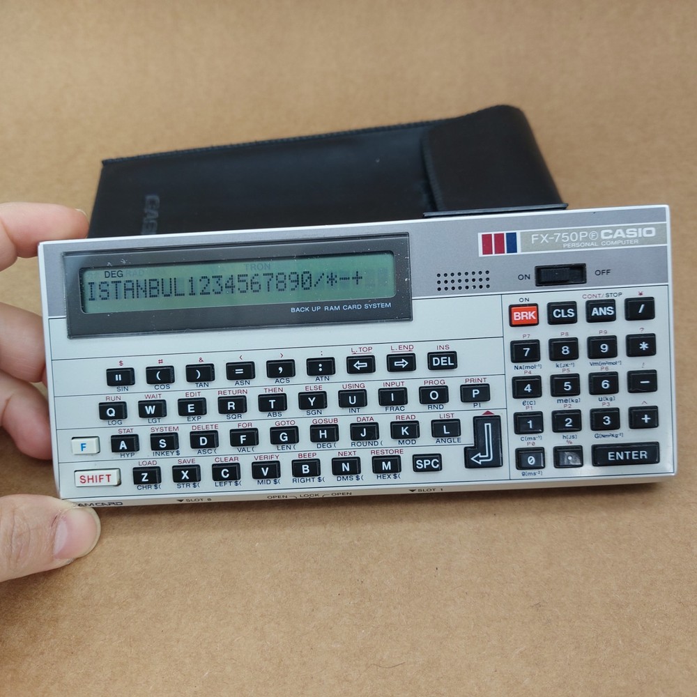 CASIO FX-750P Personal Computer Calculator