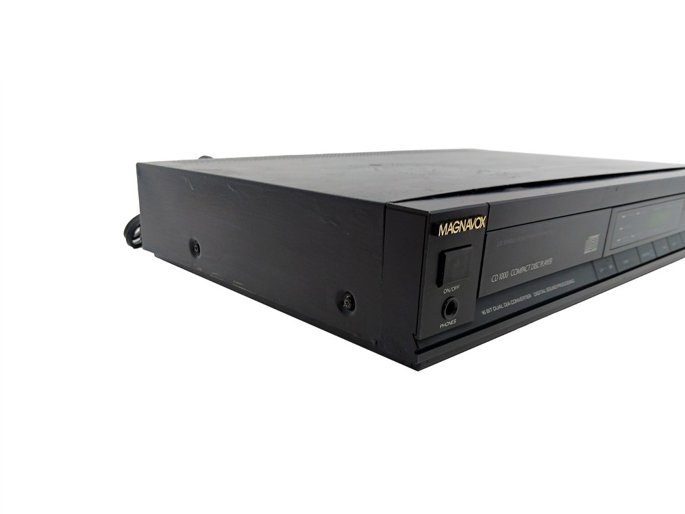 Magnavox CD1000 Single Disc CD Player Vintage - WORKS