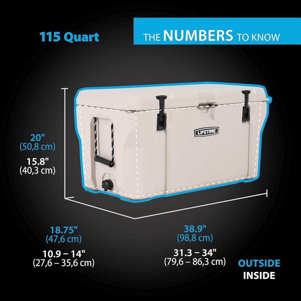 Hard Cooler, High Performance Ice Chest