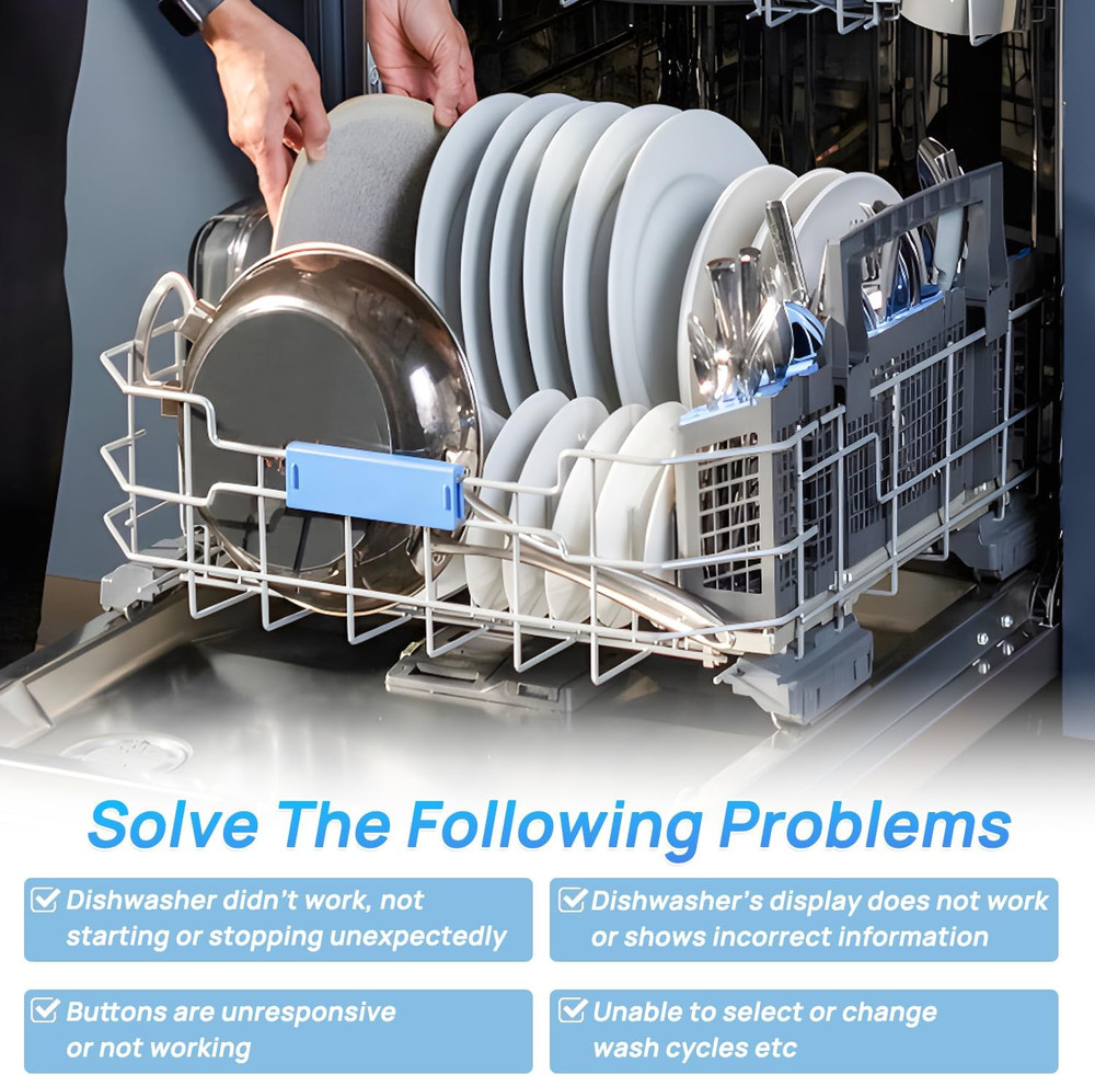 Upgraded Dishwasher User Interface Control Board Compatible with GE Models
