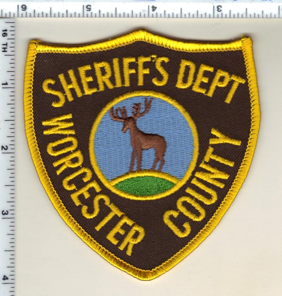 Worcester County Sheriff's Dept. (Massachusetts) Shoulder Patch - new from 1990