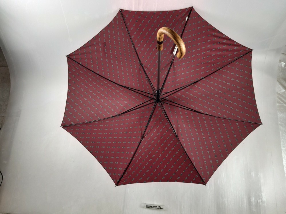 Men's Long Umbrella - Automatic - 8 Sticks - Bordeaux - 2235 - Rainbow