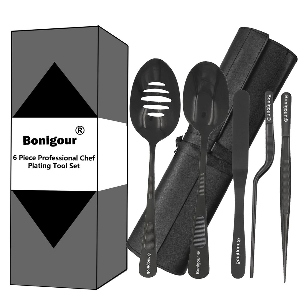 Plating Tool Culinary Set, 6 Piece Professional Chef Plating Tools Kit, Chef ...