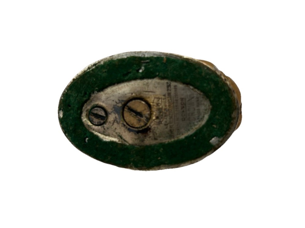 Vintage Ronson Crown Table Lighter Silverplate Art Deco Cigarette Used Untested