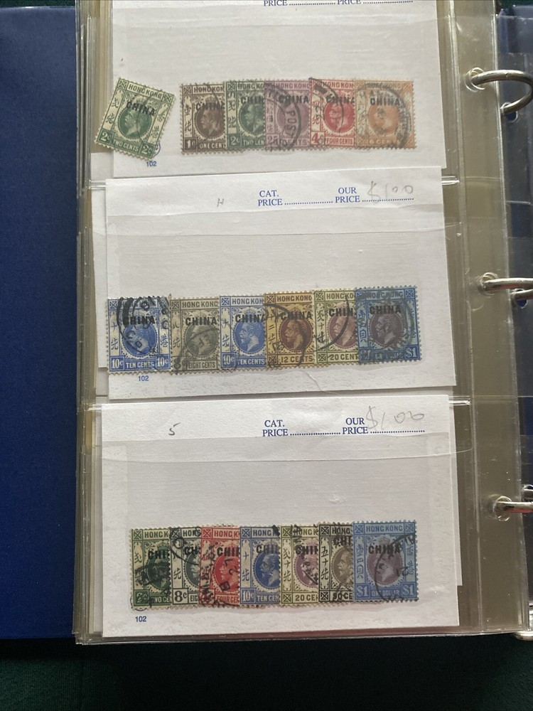 hong kong stamp collection