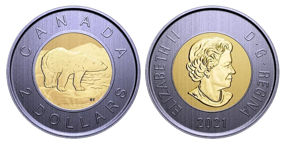 Canada 2021 Regular Specimen Toonie!!