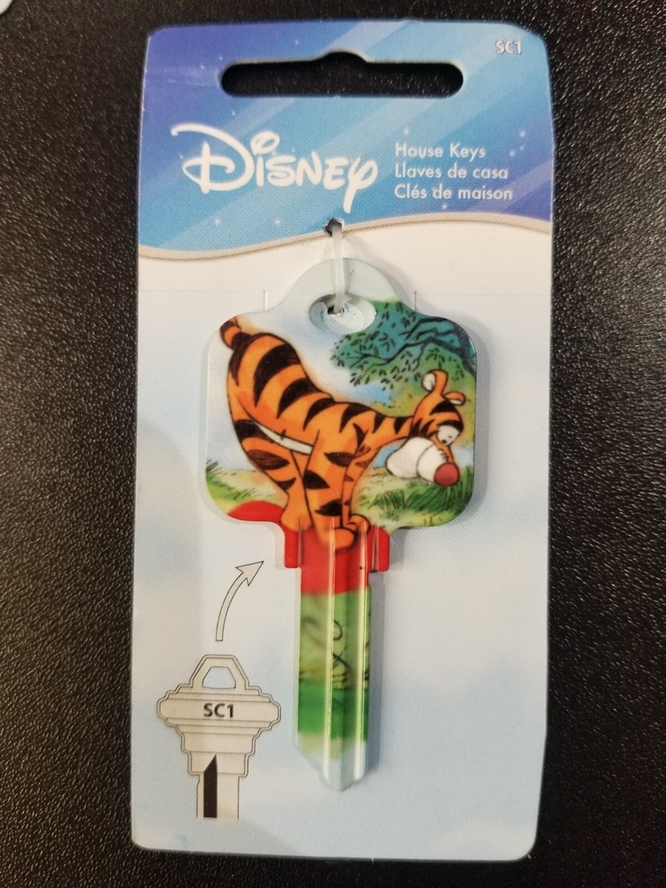 DISNEY TIGGER SCHLAGE SC1 KEYBLANK