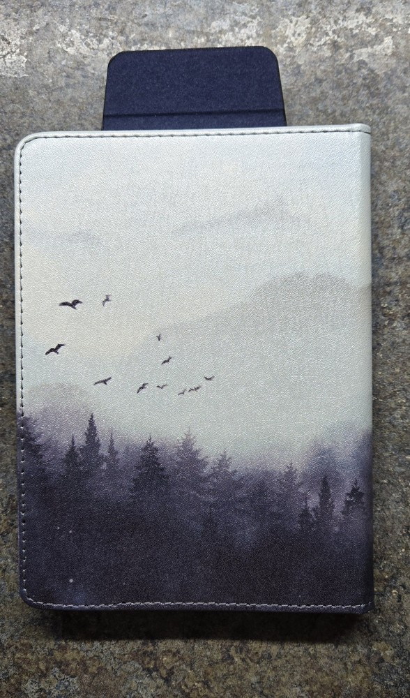 Stand Case For 6 Inch Kindle - Misty Forest