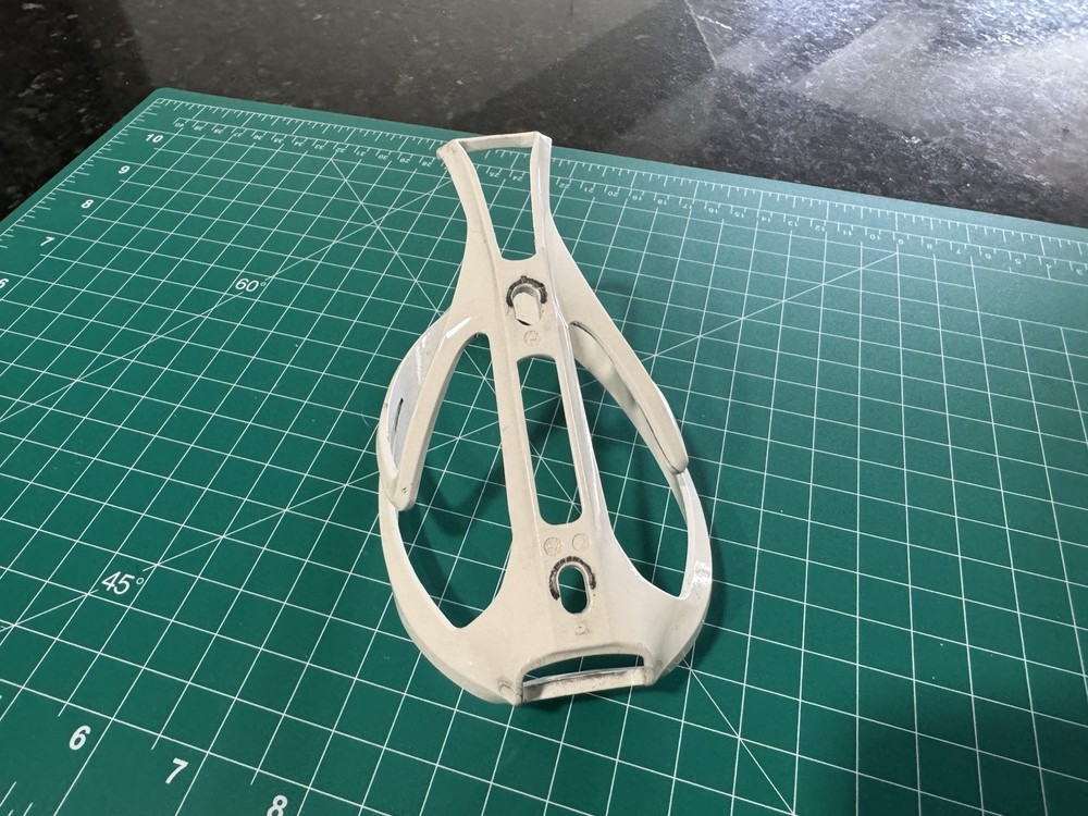 Specialized Rib Cage II Plastic Bottle Cage White Red