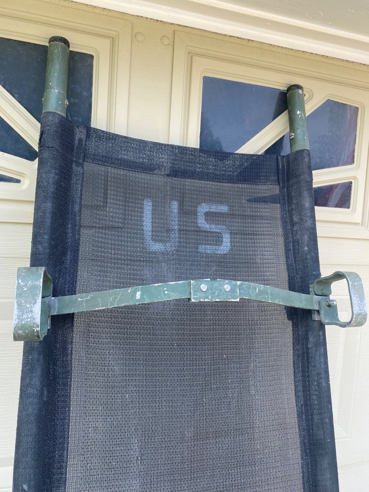 US Military Surplus Rigid Pole Decontaminable Litter/Stretcher