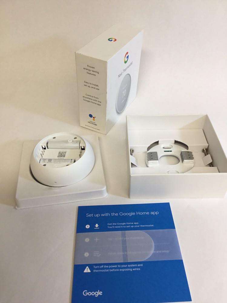 NEST THERMOSTHAT SNOW /G4CVZ