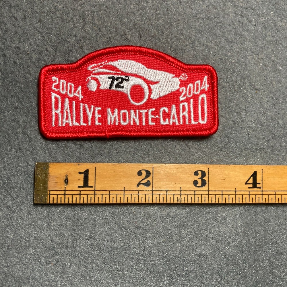 Rallye Monte Carlo 2004 Car Racing Patch