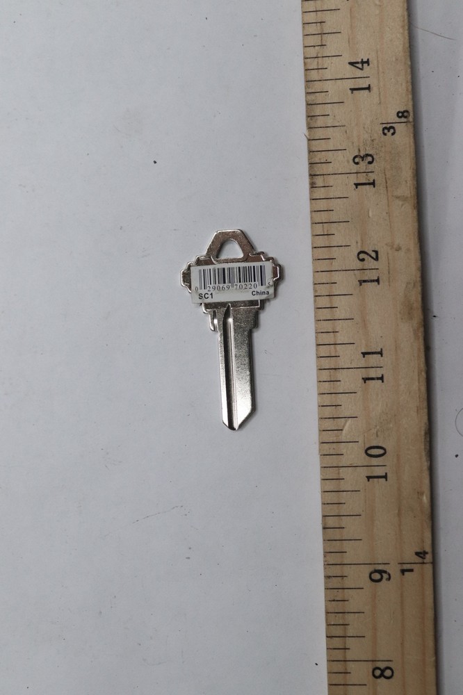 Hy-Ko Key Blank Brass Nickel SC1