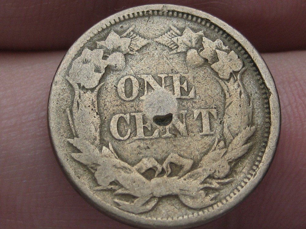 1858 Flying Eagle Penny Cent, Small Letters, Fine Details