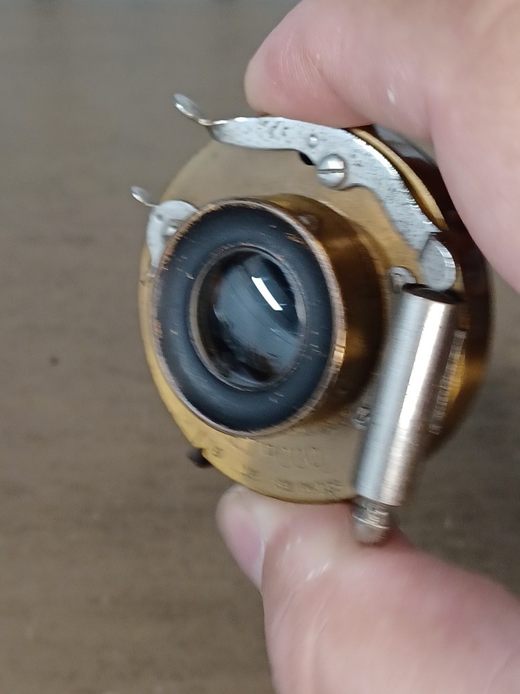 Antique Pocket Poco Camera Shutter With Lens
