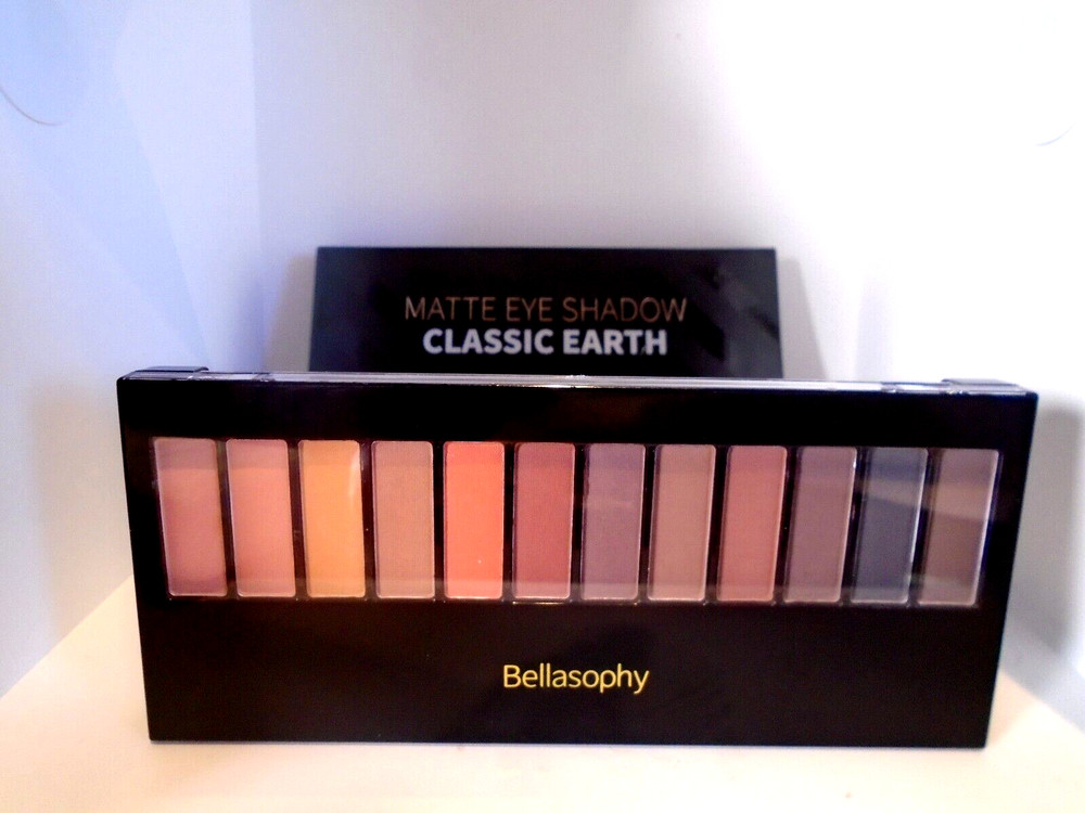 Bellasophy Matte Eye Shadow Classic Earth, 12 colors