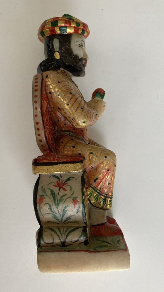 Antique Indian Soapstone Maharaja