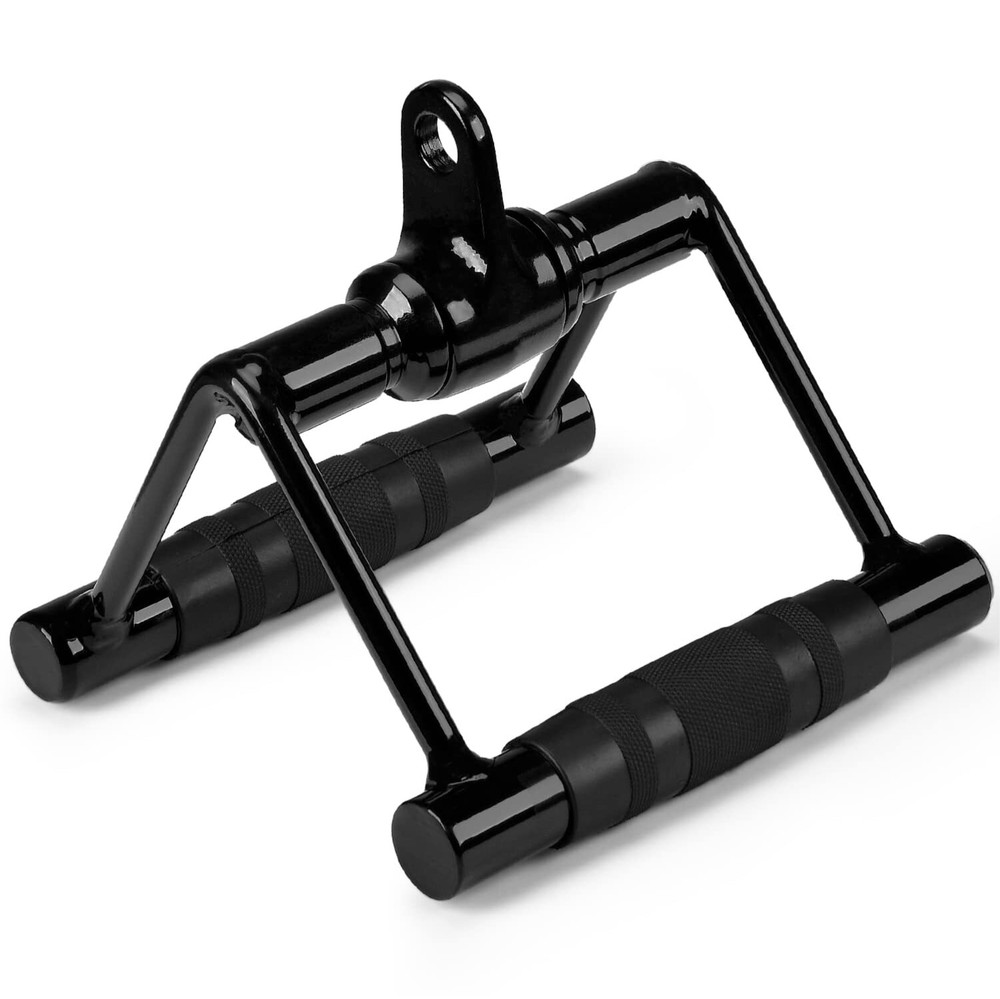 Double D Row Handle Cable Attachment for Weight Workout Cable Machine Home Gym